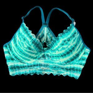 Victoria’s Secret Pink Push-up Padded Racerback underwire Bralette bra Xsmall